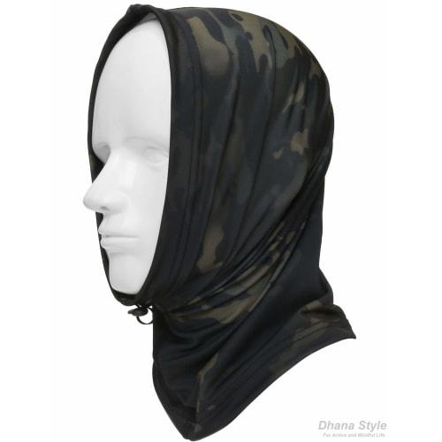 Camouflage Army Camouflage Face Mask, Military Style, Quick-Drying Face Guard, Tactical Headwear for Airsoft, Bicycles, BMX, Motorcycles, and Outdoor