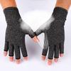 Arthritis Compression Gloves Breathable Half-Finger Gloves Stretchy Hand Arthritis Relief Gloves for Typing Carpal Tunnel Rheumatoid Tendonitis
