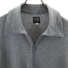 Y's for living made in Japan Full zip sweat L gray BASICS tunic Women Used