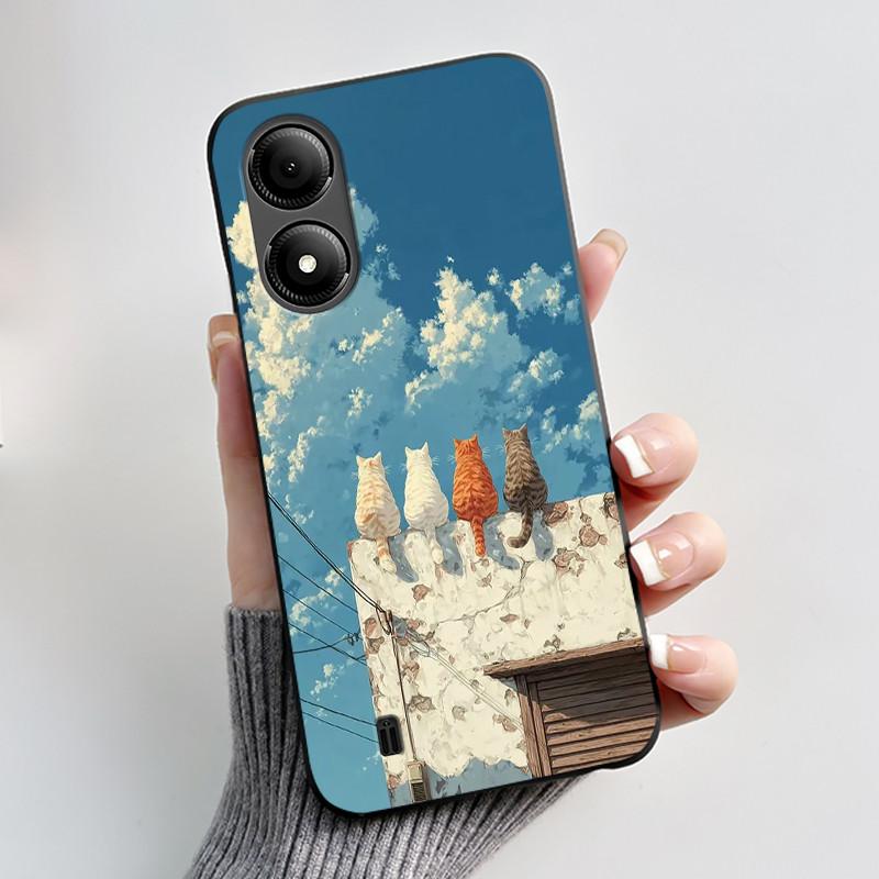 For ZTE Blade A33S Case Luxury Cute Cool Boy Girl Silicone Soft Shockproof Cover Funda For ZTE Blade A33S A 33S Phone Case Coque