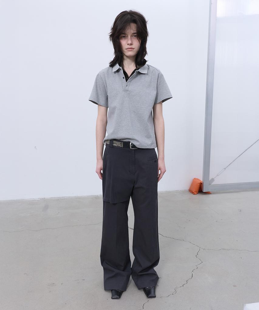 LCDC™ Overlay Straight Pants (Dark Gray)