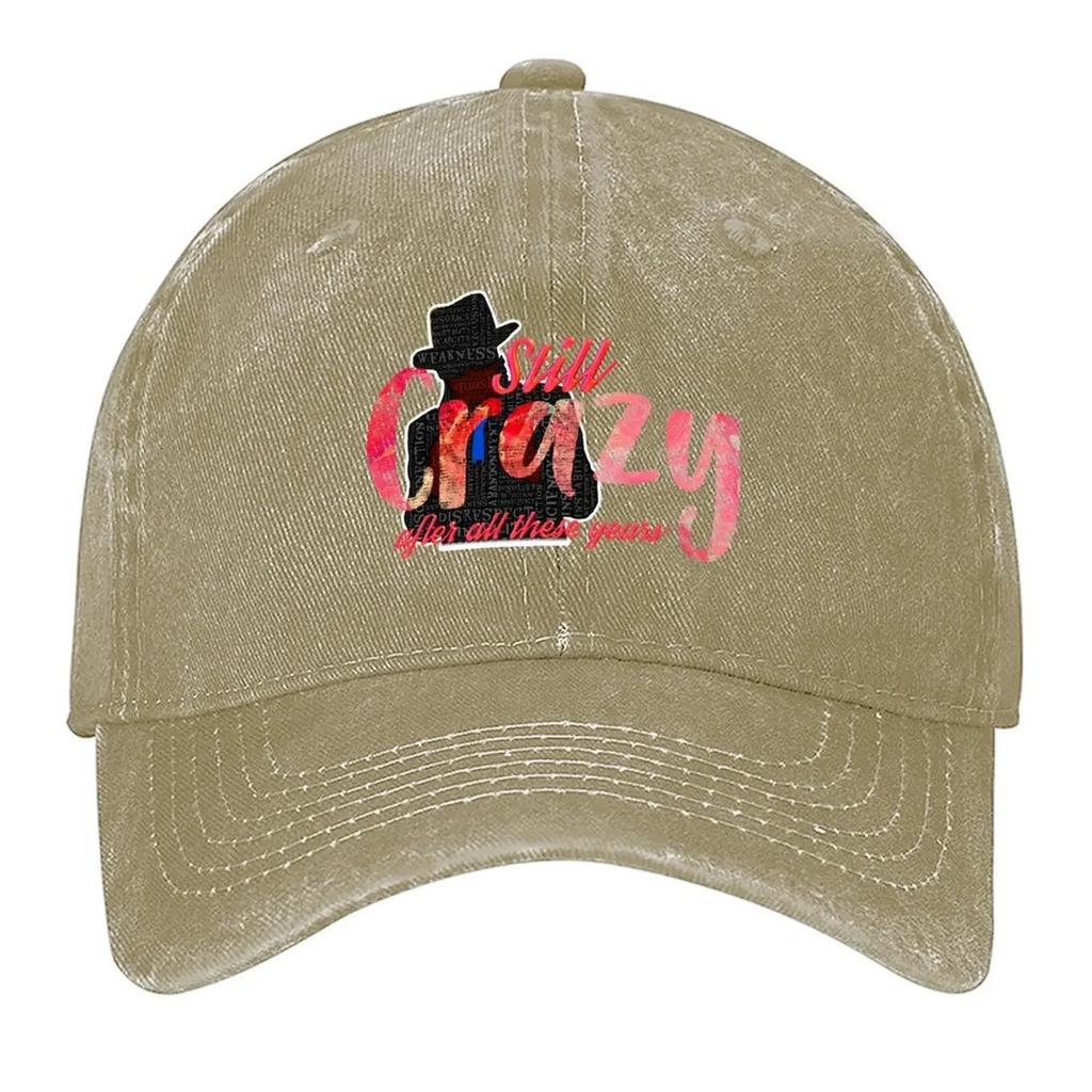 New STILL CRAZY Baseball Cap Cute Anime Hat Hard Hat Vintage Unisexs Tennis Womens