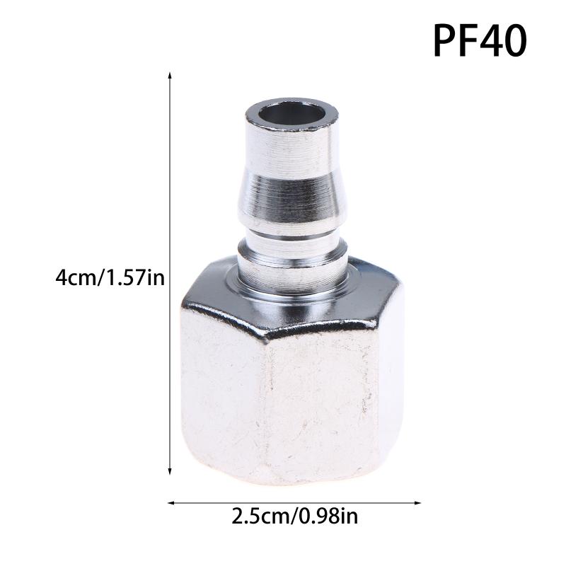Raccordo Pneumatico Tipo C Connettore Rapido per Tubo Accoppiatore ad Alta Pressione Spina Presa Pf20 Pf30 Pf40 Giunti Compressore d'Aria