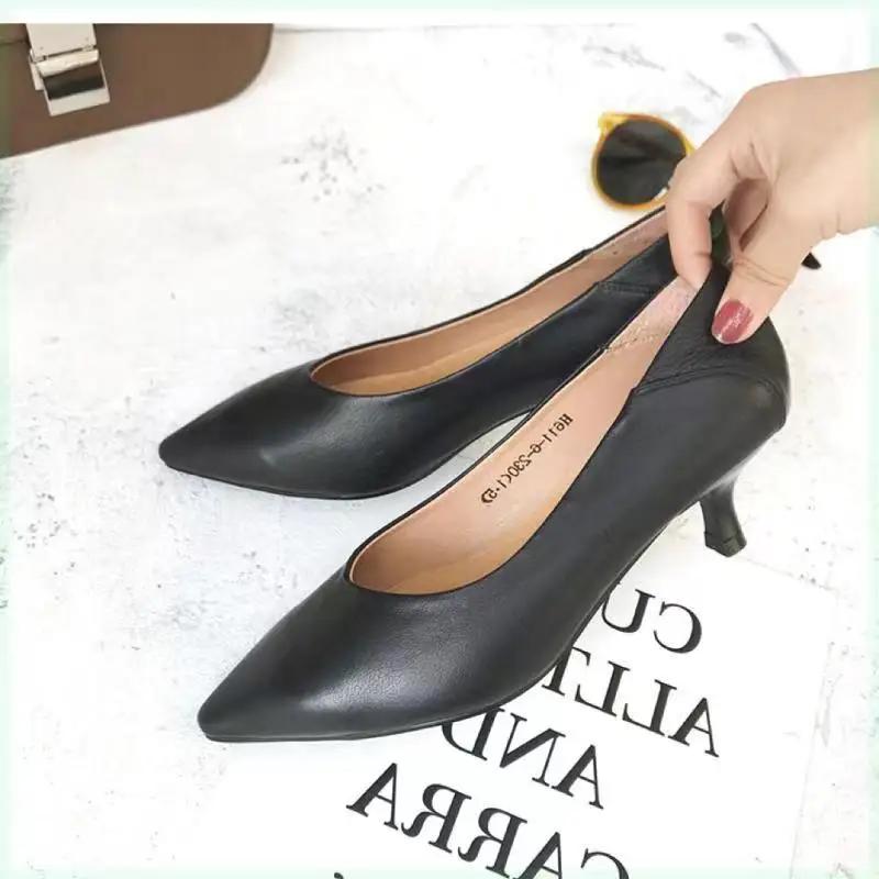 Women High Heels Summer Shoes for Women Pointed Toe Shallow Pumps Woman Office Outdoor Shoes Mary Jane Shoes Zapatos De Mujer