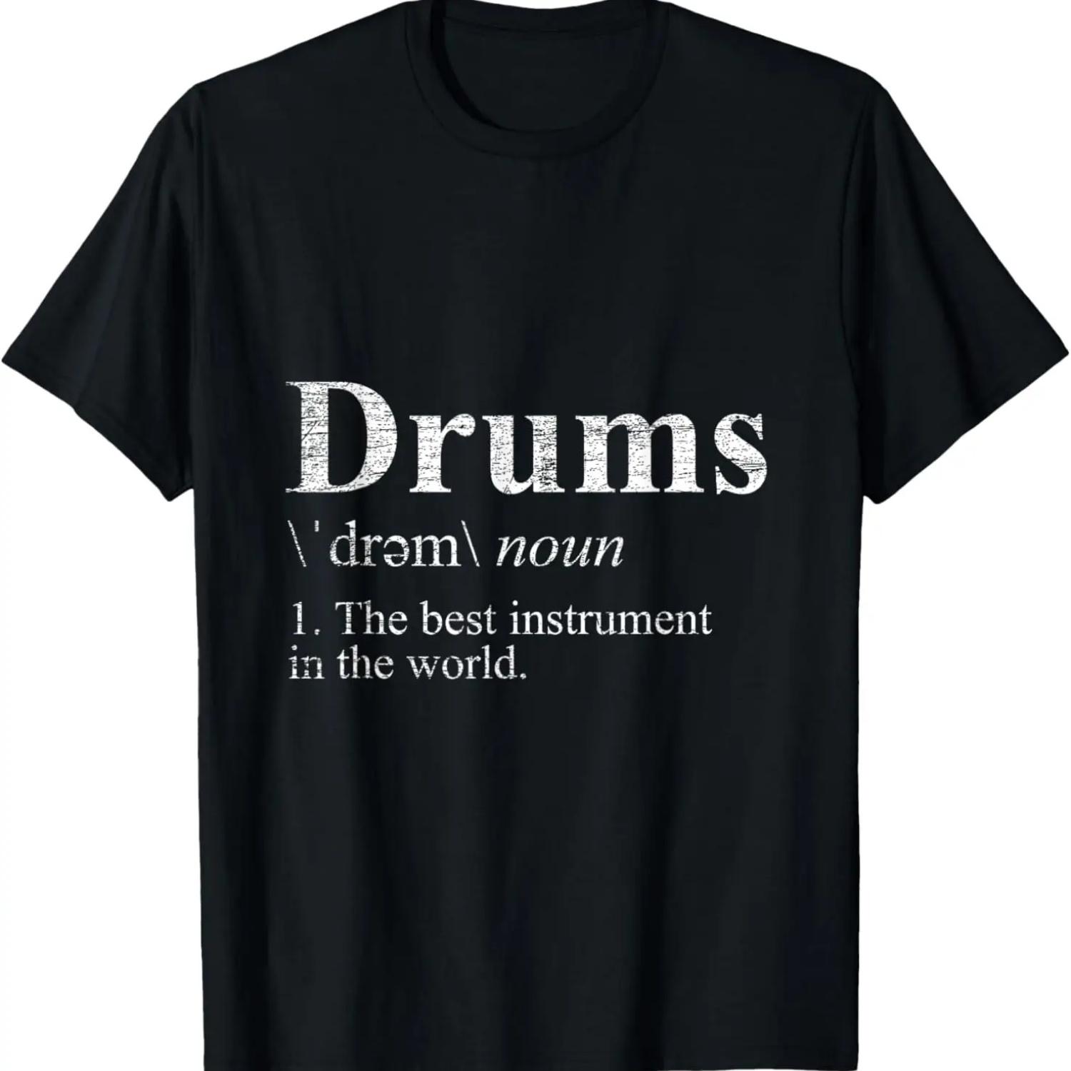 Drummer For Jesus Funny Christian Musician Worship Band Drum T-Shirt S