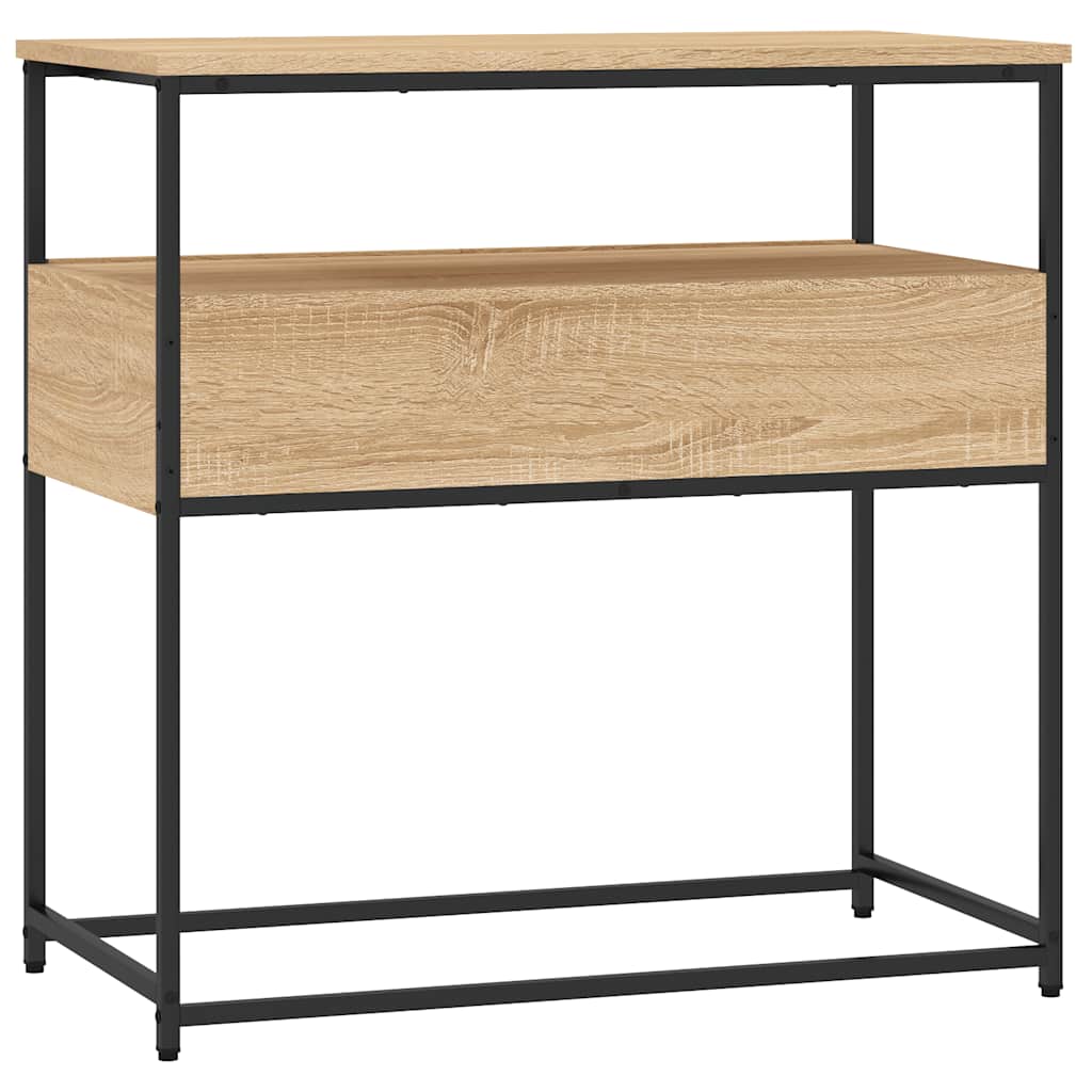 Console Table Sonoma Oak 75 x 40 x 75 cm Particle Board