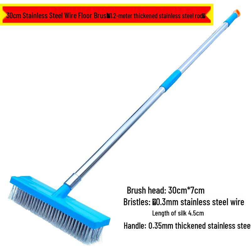 Long Handle Stainless Steel Wire Brush
