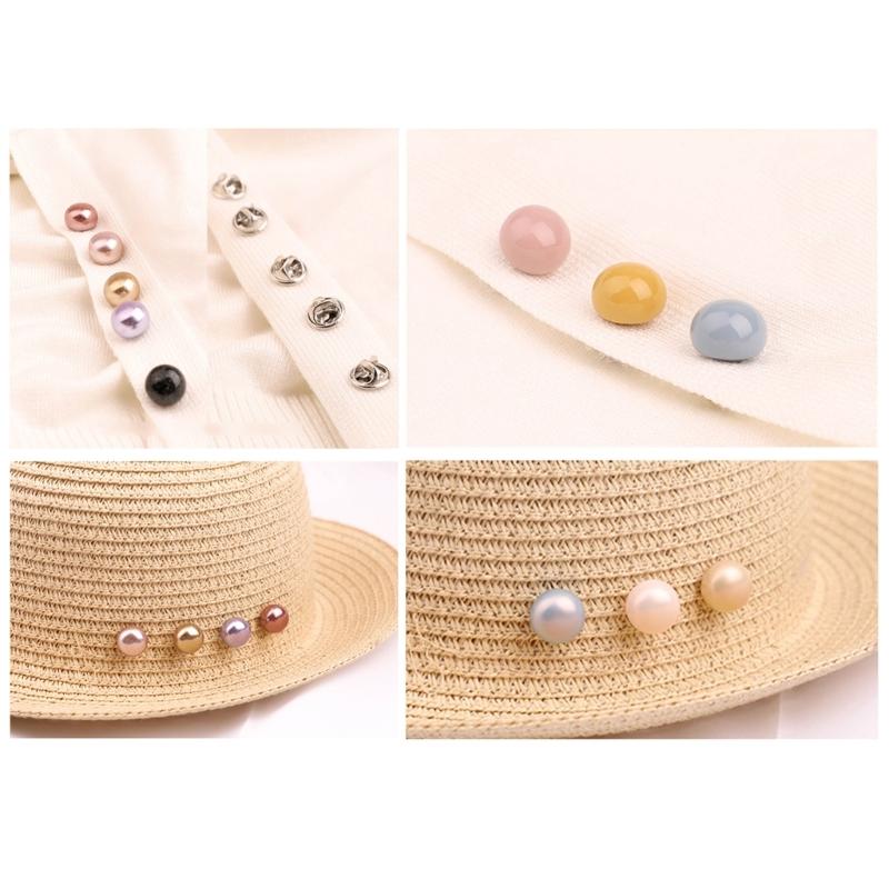 10Pcs Seam-free Brooches Jeans Invisible Buckles Nail Free Waist Clip Pins Detachable Adjustable Waist Button Tools