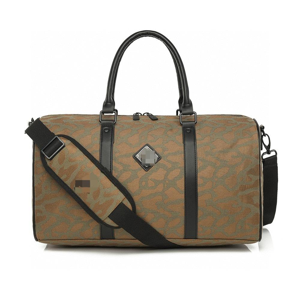 Presbyopia Checkerboard Fabric Large Capacity Trapeze Single Shoulder Fitness Bag Travel Bag Student Bag