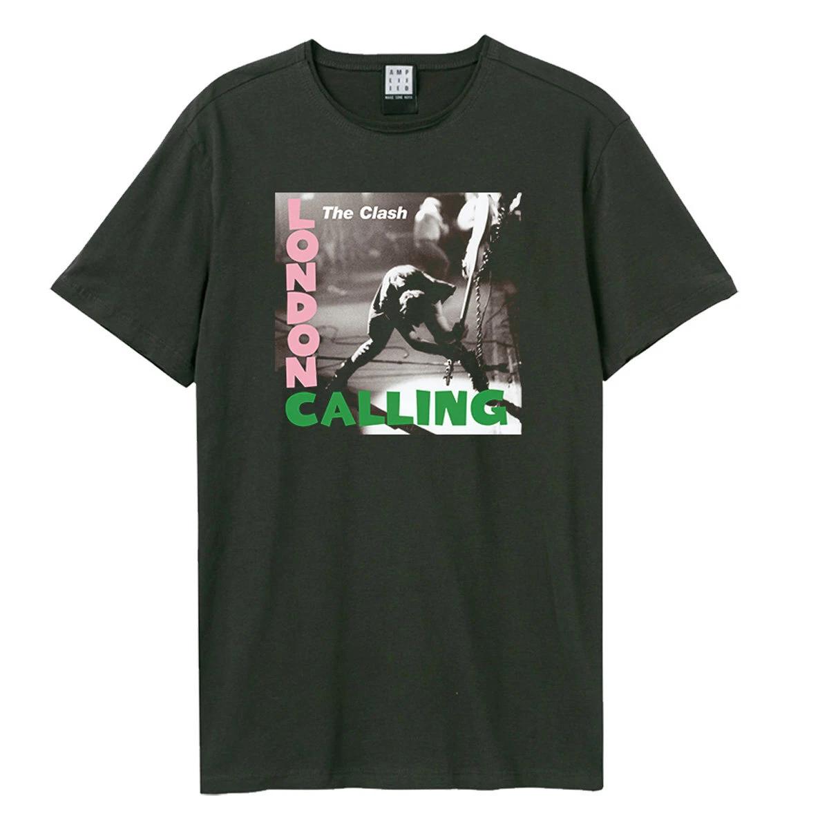 Clash - London Calling Amplified Vintage Charcoal T Shirt M