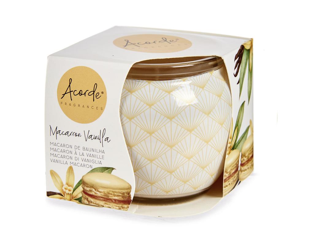 Set of 12 Scented Candles In Glass Vanilla Maracoon Home Set