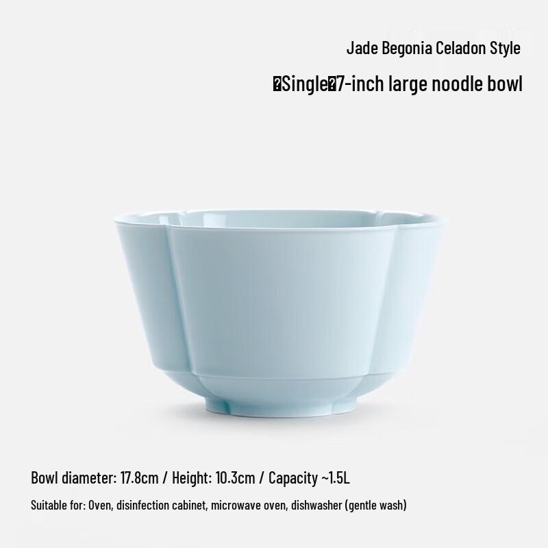 Jingdezhen Oriental Blue Ceramic Dinner Bowl
