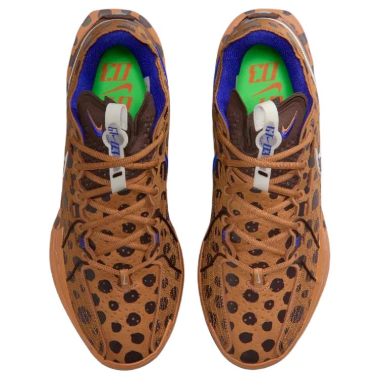 Jordan Poole X Nike Air Zoom GT Cut 3 Milk and Cookies Unisex Sneakers Brown Flax Baroque-Brown IO6963-200