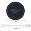 Car Logo LED Luminous Water Cup Coaster Colorful Coaster Lamps for Ford Mustang Shelby GT 350 500 Cobra 2005 2009 2014 2015 2018