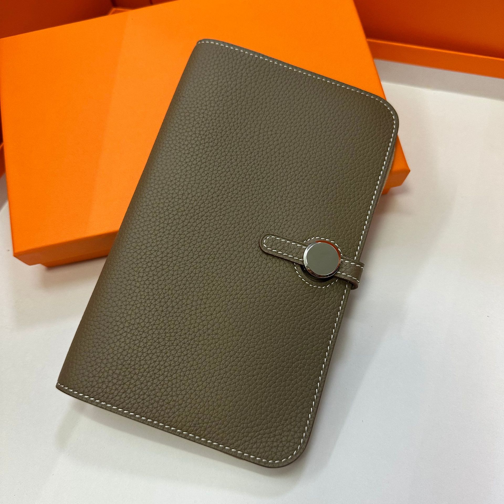 Первый слой togo коровья кожа портативная сумка для паспорта длинный кошелек универсальный 2023 новый кожаный большая емкость сумка для мелочи 20x12x2cm 7950₽