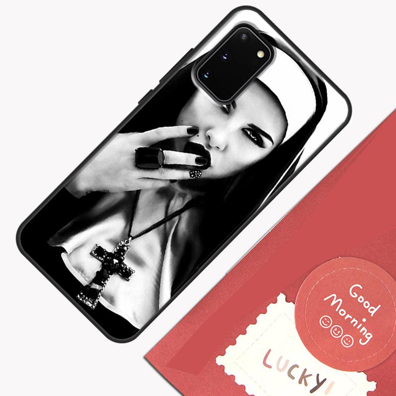 Jesus Nun Sister Phone Case For Samsung Galaxy S24 Ultra S20 S21 S22 S23 S25 Plus S9 S10 S24 FE Cover Shell