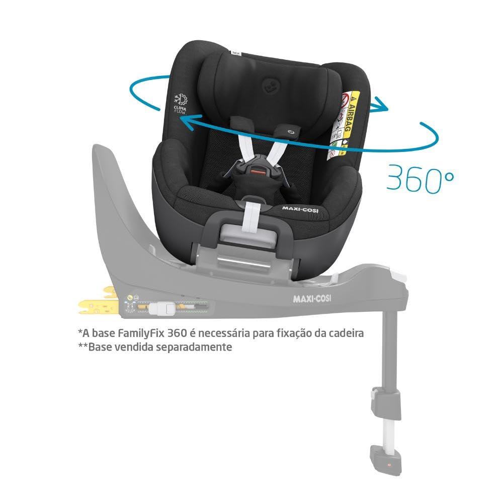 PEARL 360 AUTHENTIC BLACK Pearl 360 Authentic Black QNY8045671110 Maxi-Cosi