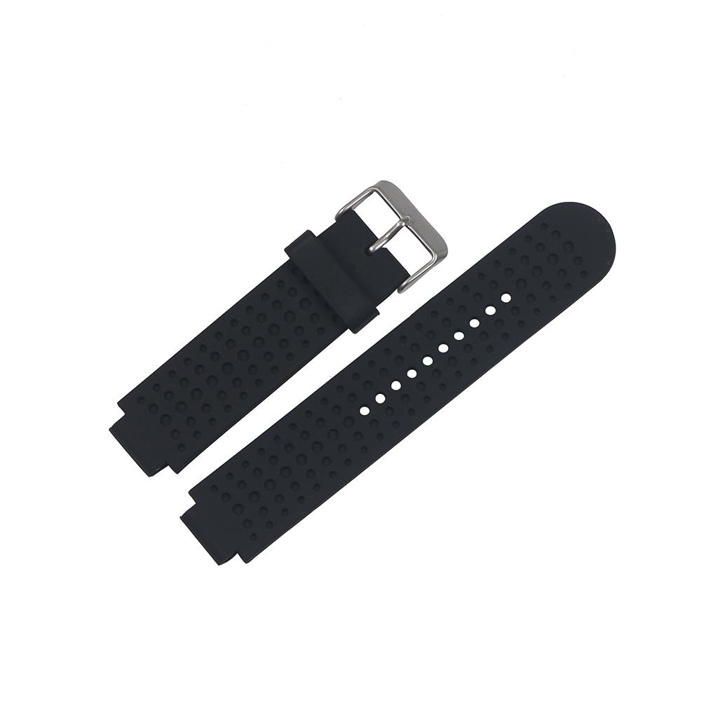 

Men Silicone Watch Sport Strap with Installation Tools for Garmin Forerunner 25 Black