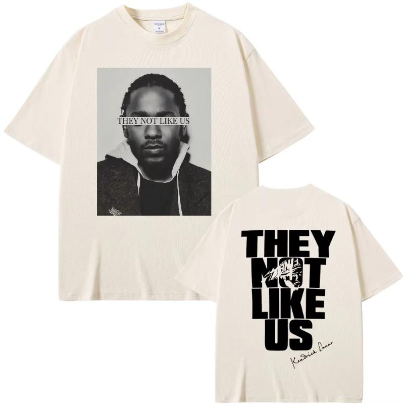 

Rapper Kendrick Lamar They Not Like Us Tshirt Unisex Women Fashion Hip Hop Oversized Tshirts Summer Unisexs Cotton Vintage T Shirt S