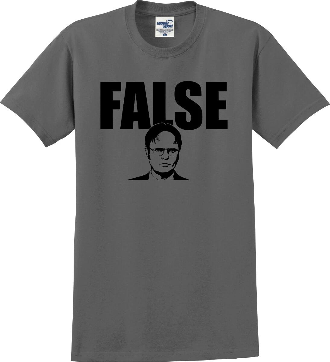 Dwight Schrute False Funny Unisex T shirt (S-5X) S