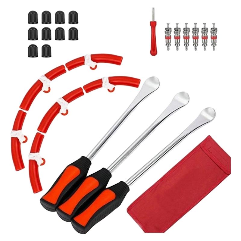Bicycles Tire Lever Tyre Spoon Iron Changing Tool, Motorcycle Tire Levers Rim Protector Tire Changing Tool