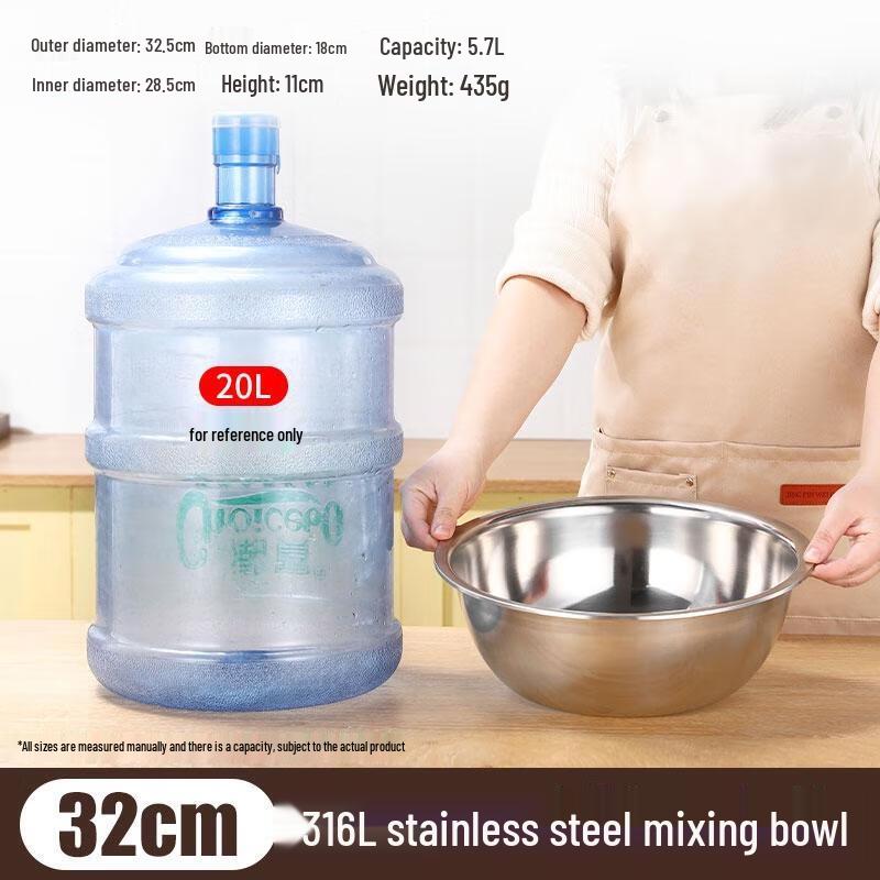 HANDUNYOU Food Grade 316L Stainless Steel Basin