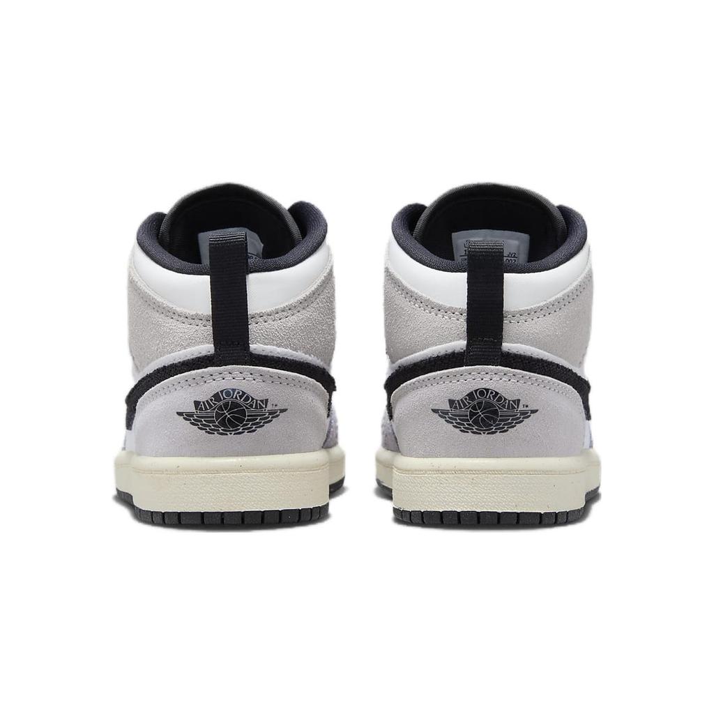 (PS) Air Jordan 1 Mid SE Craft 'Inside Out - Cement Grey' Kids' FD9090-002