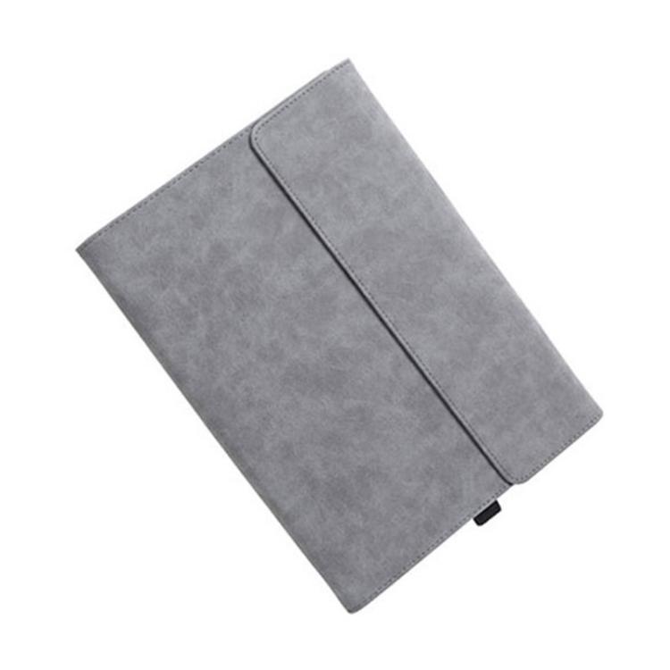 Voor Microsoft Surface Pro 7 / 7+ Zuid-Afrikaans Schapenvacht Magnetische Horizontale Flip Lederen Hoes met Pennenhouder