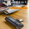 Pd100W Usb 3.2 Type C To Type C Adapter Fast Charging Type C Headphone Adapter Usb C Audio Connector For Phone