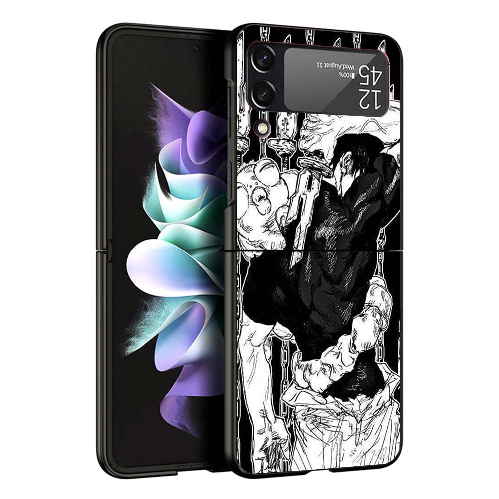 JusuKaisen Fushiguro Toji Phone Case For Samsung Galaxy Z Flip7 Flip6 5G Flip5 Flip4 Flip3 ZFlip 7 6 3 4 5 Shockproof Back Cover