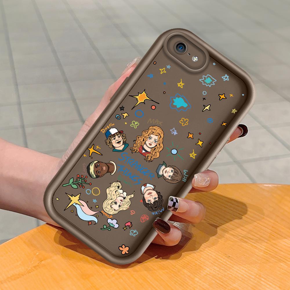 Mäkký silikónový štvorcový rebrík so vzorom tlače Kryt telefónu Plný kryt fotoaparátu Ochranné gumené puzdro odolné voči nárazom pre iPhone Infinix Tecno OnePlus