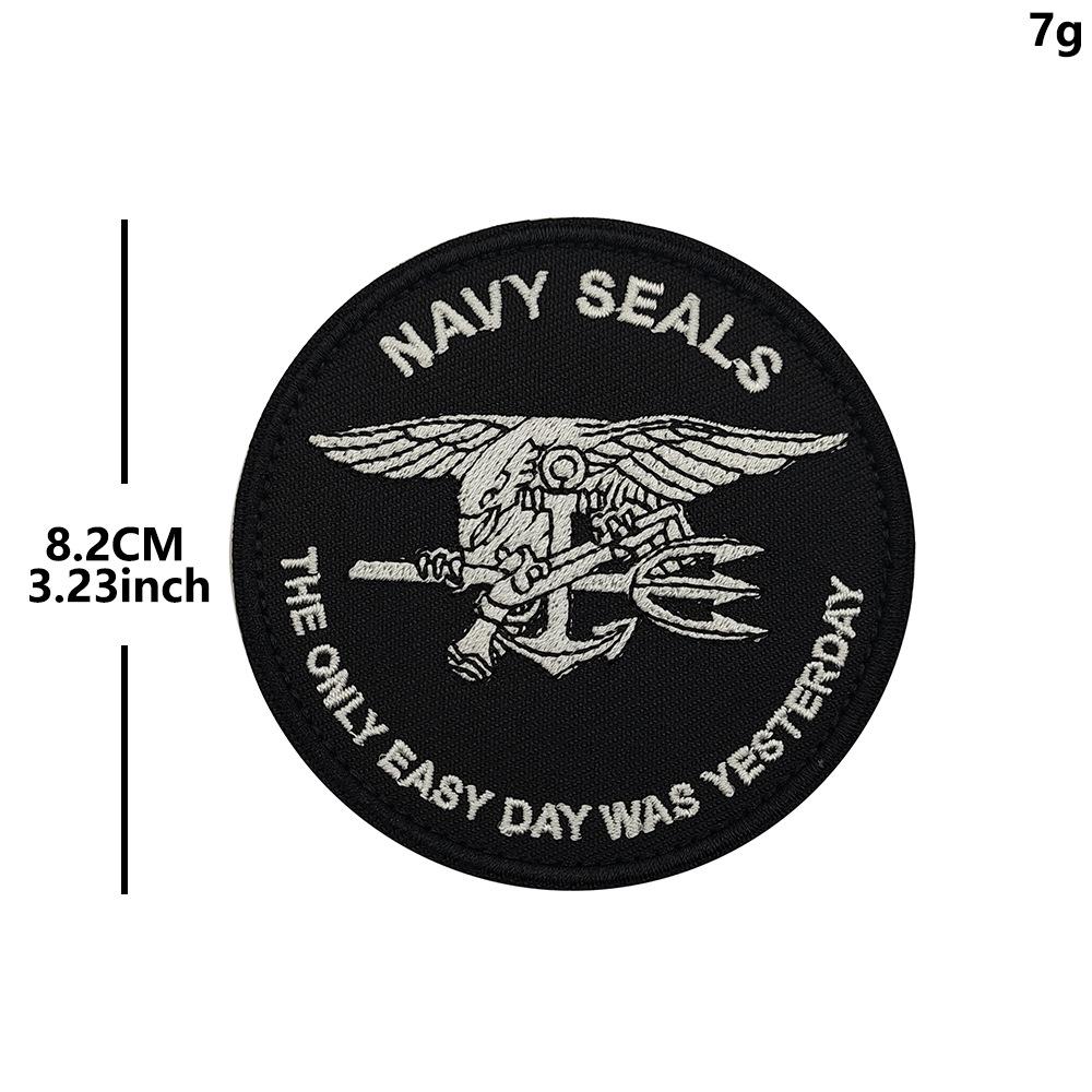 Naszywka haftowana na rzep Velcro dla klientów zagranicznych