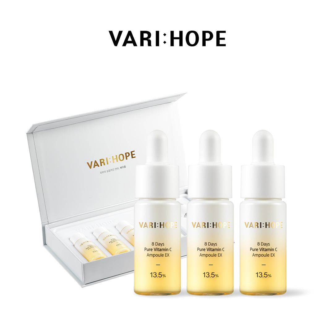 

[VARIHOPE] 8-дневная ампула с чистым витамином C Expert, 15 г (Набор из 3 шт., Осветление)