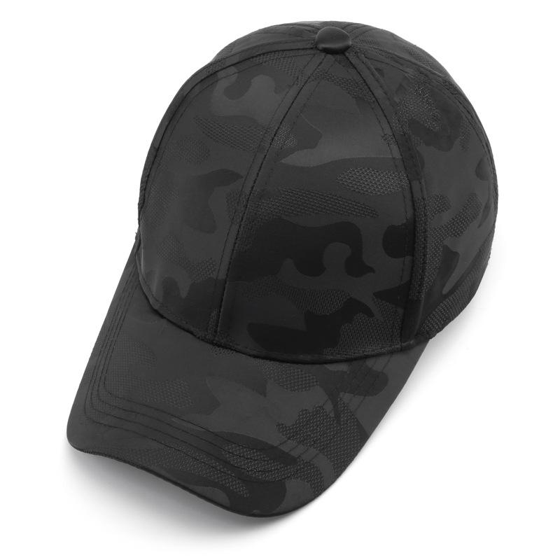 Hat, outdoor casual sports cap, men's hiking and fishing cap, plain camouflage hat, women's sun hat