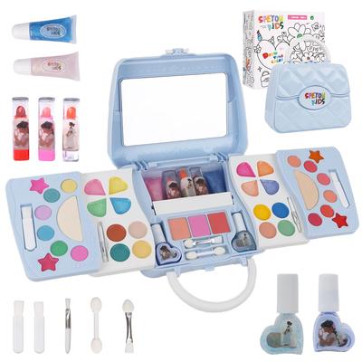 SPEYOU KIDS Kids Makeup Food and Drug with Storage Makeup Elementary School Pretend Makeup Cosmetic Christmas Gift Set, Inspected, Additive-Free,