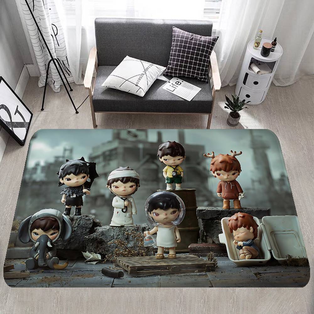 

Cartoon H-HIRONOS Floor Mat Rectangle Anti-slip Home Soft Badmat Front Door Indoor Outdoor Mat Welcome Doormat 40x60cm