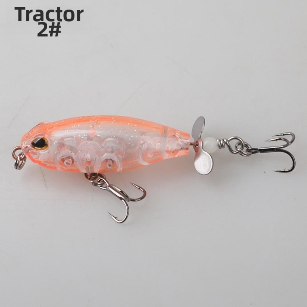 Wobbles Action Surface Propeller Pencil Bait 5g Weight Artificial Fishing Lure Topwater Fishing 5g-2#