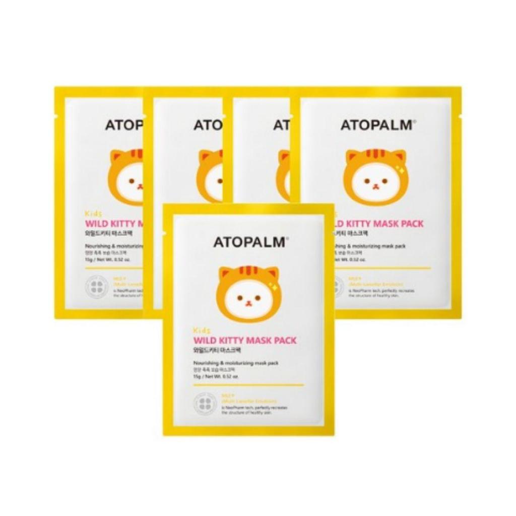 Atopalm Wild Kitty Mask Pack 15g × 5 Sheets