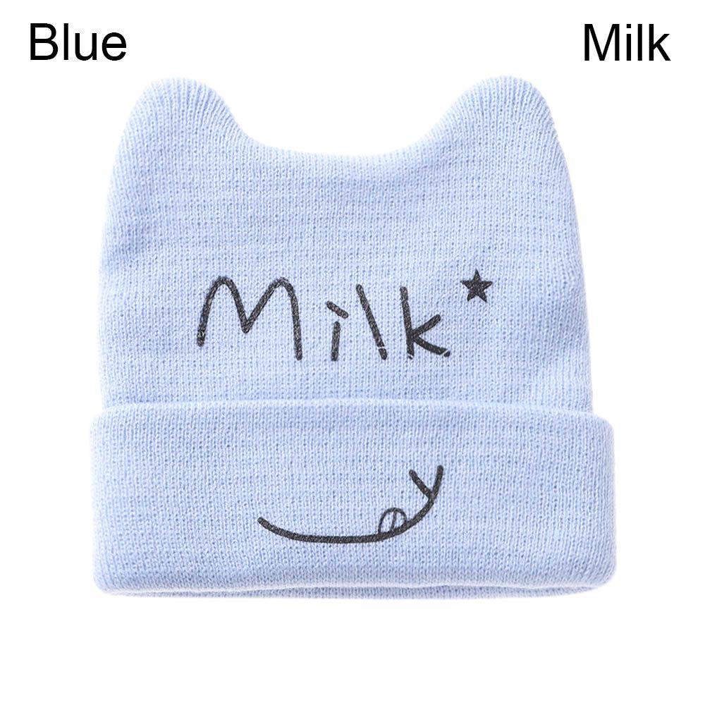 Kinderaccessoires Katzenohren Warm Geschenke Damenmütze Strickmütze Beanie Babymütze Wärmer Mütze