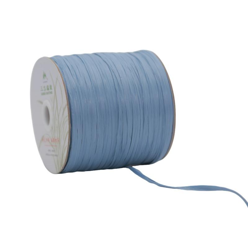 600M Matte Raffia Yarn 330g Artificial Plant Fibre Crochet Yarn for DIY Knitting Straw Hat Handbags Storage Household Items