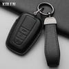 Genuine Leather Auto Smart Key Fob Cover Case Housing Fit For Toyota Prius Camry Corolla Chr C-Hr Rav4 Land Cruiser Prado 2 3 4 Button Auto