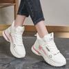 36-43 Women's Plus Size Fashionable Plus Velvet Warm Casual High Top Cotton Shoes Snow Boots Sports Women's Cotton Shoes