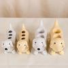 Toothbrush Holder Dachshund Shape Ceramic Multi-Slot Design Waterproof Bathroom Organizer Non-Slip Stable Base Manual Toothbrush
