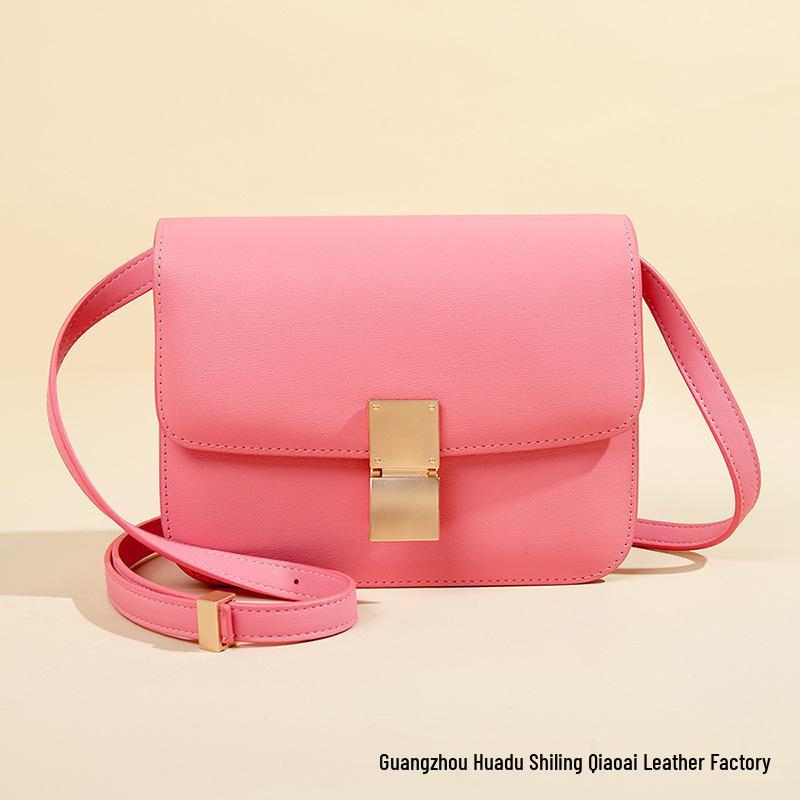 2025 Women's Genuine Leather Tofu Crossbody Bag - Fashionable Summer Shoulder Bag
