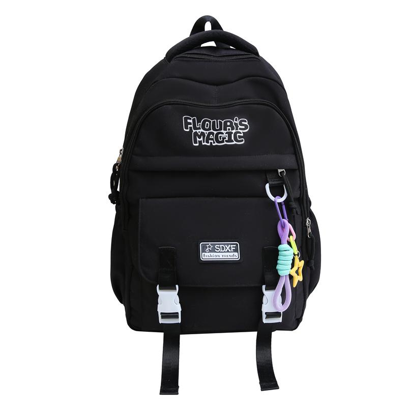 Рюкзак с цветными блоками большой вместимости — фото 25