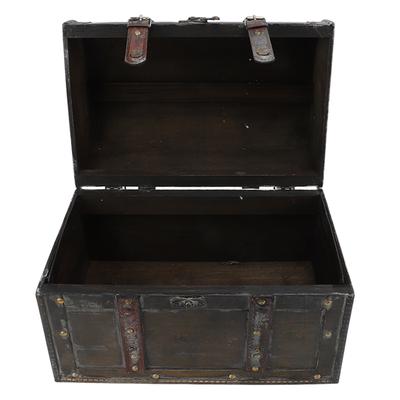 Wooden Jewelry Box European Large Vintage Wooden Jewelry Storage Box Cafe Wine Cabinet Window