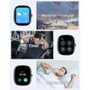HUAKUA Smart Watches for Women Men (Answer/Make Calls), 1,85" HD Smart Watch for iPhone/Android Phones, Fitness Tracker with 100+ Sport Heart