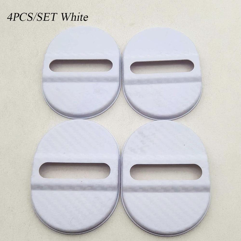 Universal Car Door Lock Protective Cover 4PCS Self-adhesive Car Decorative Accessories Car Door Lock Anti Rust Sleeve