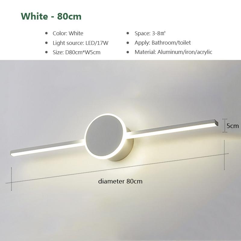 Moderne LED Wandleuchte Minimalistisch Kreativer Streifen Warm Luxuriöse Heimleuchten Für Badezimmer Garderobe Schlafzimmer Nachttisch Wanddekoration