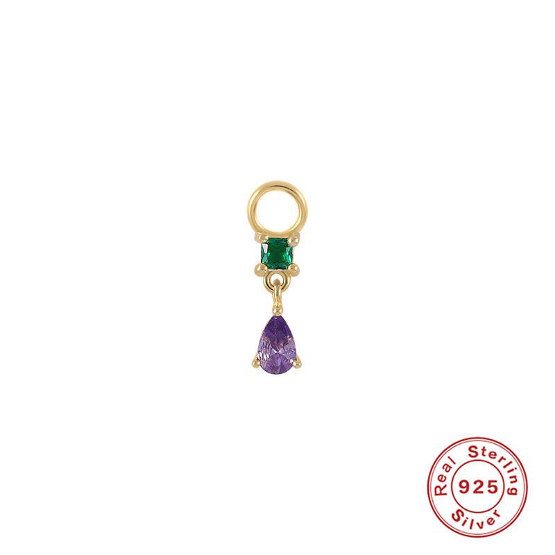 S925 Sterling Silver Earrings Charm Beads Pendant Earrings Earrings Accessories Work Wear Earrings Pendant Women